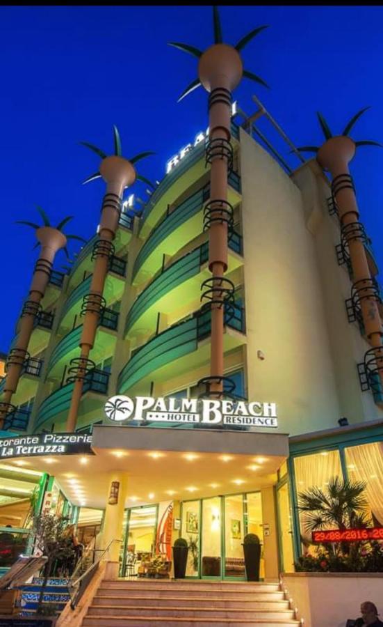 Hotel Palm Beach B&B Sea View Rimini Esterno foto