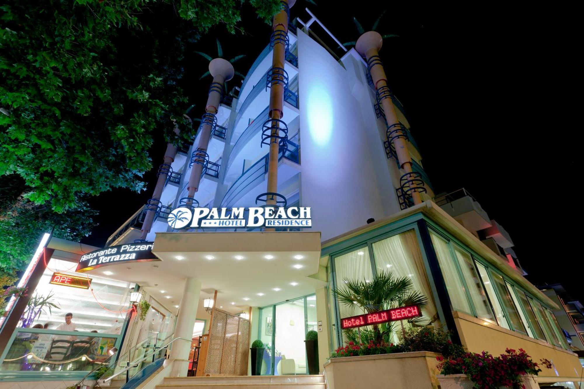 Hotel Palm Beach B&B Sea View Rimini Esterno foto