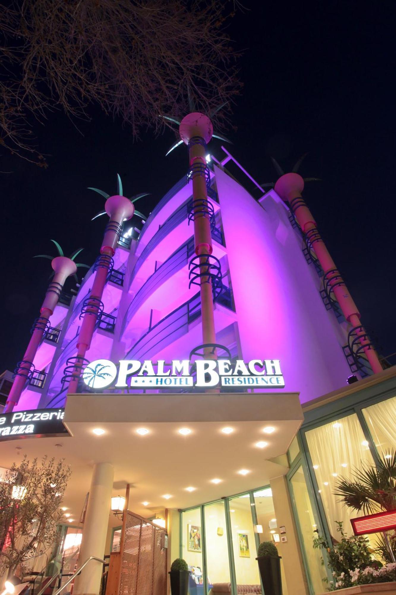 Hotel Palm Beach B&B Sea View Rimini Esterno foto