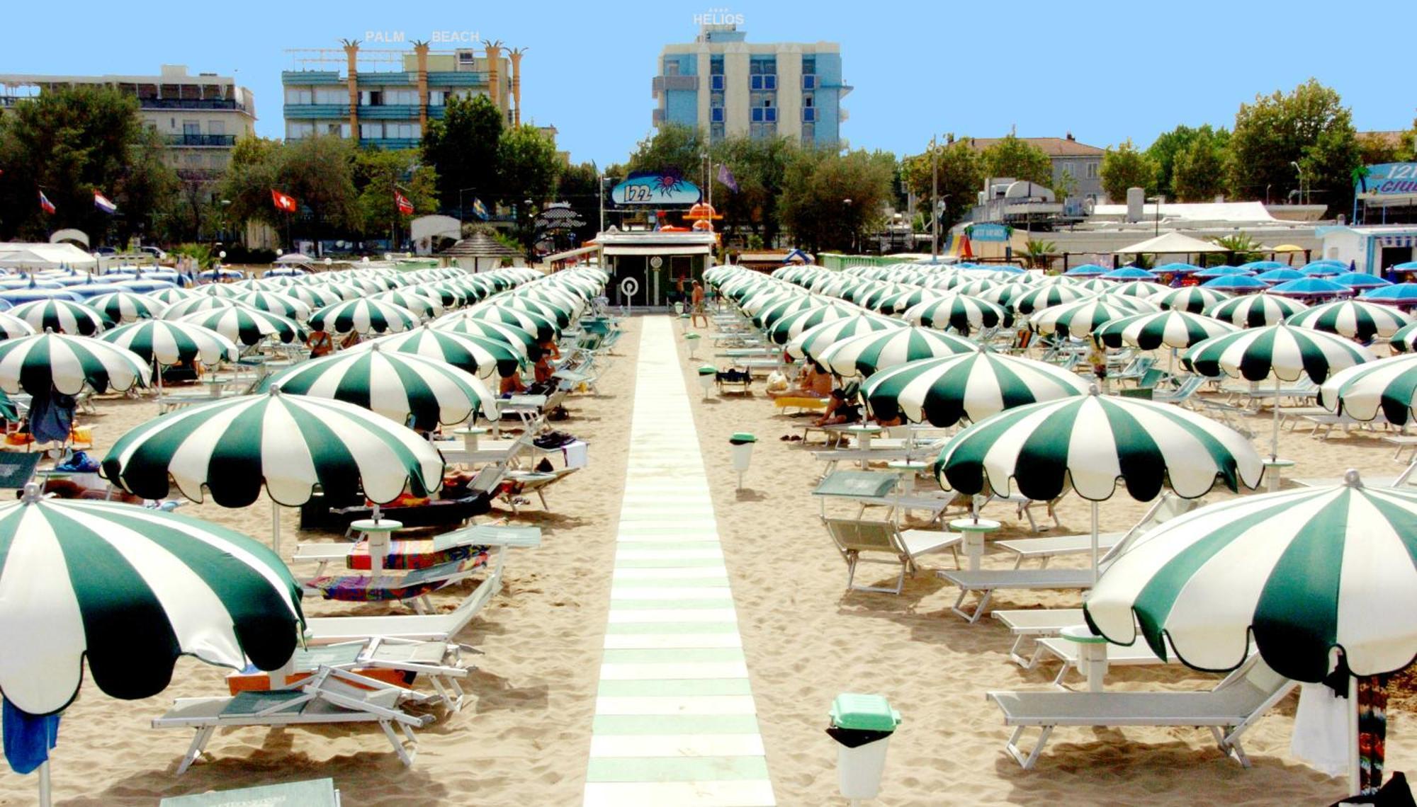 Hotel Palm Beach B&B Sea View Rimini Esterno foto